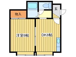 ベルハイムＶの物件間取画像